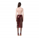BLUZA ELISABETTA FRANCHI, Laminated ribbed top, Slim, Beige - MK17Q56E2EA1 BLUZA ELISABETTA FRANCHI, Laminated ribbed top, Slim, Beige - MK17Q56E2EA1