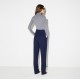 Bluza ELISABETTA FRANCHI, Ribbed knit turtleneck top, Gri - MK18B66E2G41