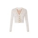 Top ELISABETTA FRANCHI, knit fabric with diamond-shaped jacquard fabric - MK28Q61E2AN9