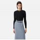 Bluza ELISABETTA FRANCHI, Ribbed knit top, Accesorii aurii, Negru - MK29B56E2110 Bluza ELISABETTA FRANCHI, Ribbed knit top, Accesorii aurii, Negru - MK29B56E2110