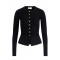 Bluza ELISABETTA FRANCHI, Knit jacket with jewel buttons, Negru