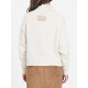 Pulover ELISABETTA FRANCHI, Lana si Casmir, Oversized, Alb - MK55T57E2DZ9