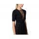 TOP ELISABETTA FRANCHI, Crossover Laces, Black - MK57B52E2110 TOP ELISABETTA FRANCHI, Crossover Laces, Black - MK57B52E2110
