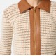 Cardigan ELISABETTA FRANCHI, Cardigan in chenille fabric with waffle stitch - MK57T61E2Q99