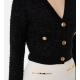 Cardigan ELISABETTA FRANCHI, V Neck, MK62S36E2110 - MK62S36E2110