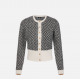 Cardigan ELISABETTA FRANCHI, Herringbone, MK80T37E2E84 - MK80T37E2E84