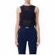 TOP ELISABETTA FRANCHI, Lurex Knit, Band, Navy Blue - MK67B52E2DC8 TOP ELISABETTA FRANCHI, Lurex Knit, Band, Navy Blue - MK67B52E2DC8