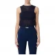 TOP ELISABETTA FRANCHI, Lurex Knit, Band, Navy Blue - MK67B52E2DC8 TOP ELISABETTA FRANCHI, Lurex Knit, Band, Navy Blue - MK67B52E2DC8