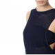 TOP ELISABETTA FRANCHI, Lurex Knit, Band, Navy Blue - MK67B52E2DC8 TOP ELISABETTA FRANCHI, Lurex Knit, Band, Navy Blue - MK67B52E2DC8
