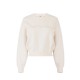 Bluza ELISABETTA FRANCHI, Knit sweatshirt with logo - MK70Q61E2193