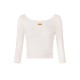 Top ELISABETTA FRANCHI, Top in open-knit fabric - MK71W61E2360