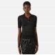 Tricou ELISABETTA FRANCHI, Nylon polo shirt with bra, Negru - MK80B61E2110