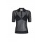 Tricou ELISABETTA FRANCHI, Nylon polo shirt with bra, Negru