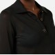 Tricou ELISABETTA FRANCHI, Nylon polo shirt with bra, Negru - MK80B61E2110