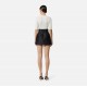Bluza ELISABETTA FRANCHI, Micro-braided knit top, Alb - MK87B61E2360