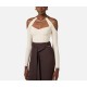 Top ELISABETTA FRANCHI, Knit top with jewel detail - MK89S61E2193