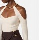 Top ELISABETTA FRANCHI, Knit top with jewel detail - MK89S61E2193