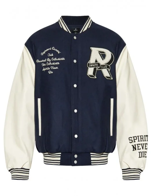 Geaca REPRESENT, Owners Club Bomber, Dark Blue - MLM10023111 Geaca REPRESENT, Owners Club Bomber, Dark Blue - MLM10023111