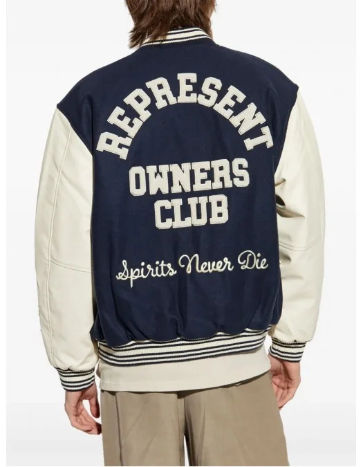 Geaca REPRESENT, Owners Club Bomber, Dark Blue - MLM10023111 Geaca REPRESENT, Owners Club Bomber, Dark Blue - MLM10023111