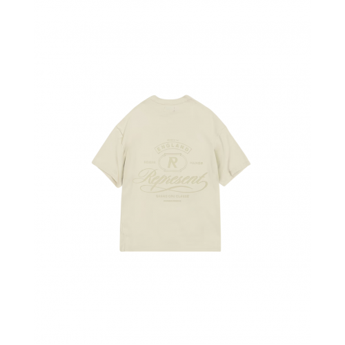 TRICOU REPRESENT, Grand Vintage, Logo, Champagne Beige, Regular Fit TRICOU REPRESENT, Grand Vintage, Logo, Champagne Beige, Regular Fit