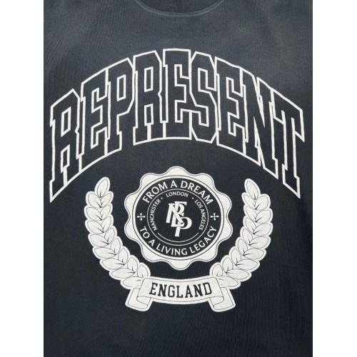 Bluza Represent, Legacy Crest Print, Negru