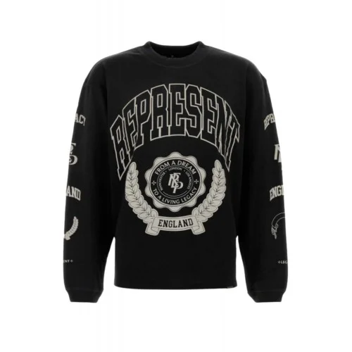 Bluza Represent, Legacy Crest Print, Negru