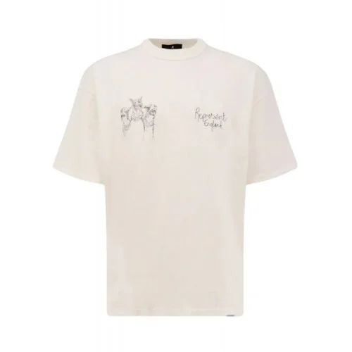 Tricou REPRESENT, Hand Drawn Thoroughbred Dogs, Alb