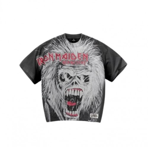 Tricou REPRESENT  X Iron Maiden British Metal T-Shirt.Oversized Fit