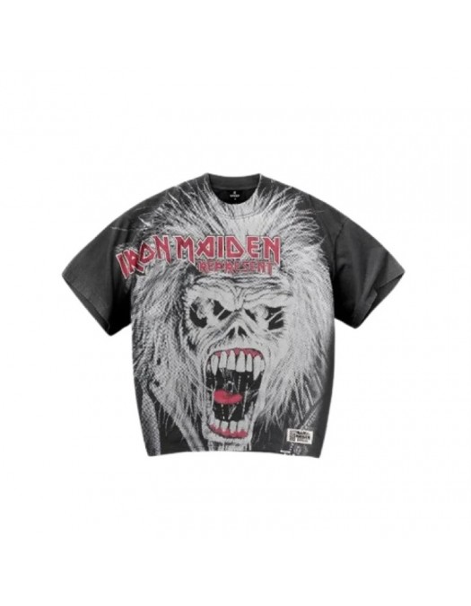 Tricou REPRESENT  X Iron Maiden British Metal T-Shirt.Oversized Fit - MLM10058804