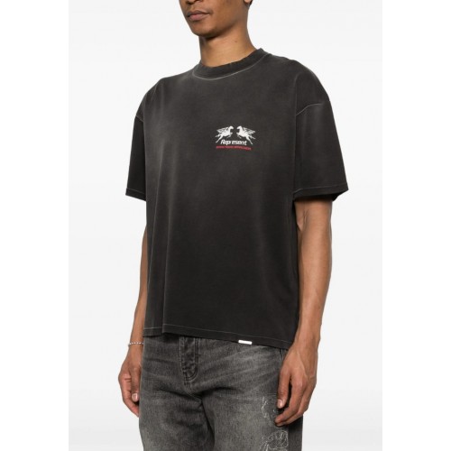 Tricou Represent, 24 Hour Service graphic T-shirt, Negru