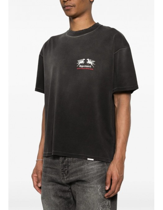 Tricou Represent, 24 Hour Service graphic T-shirt, Negru - MLM10076804