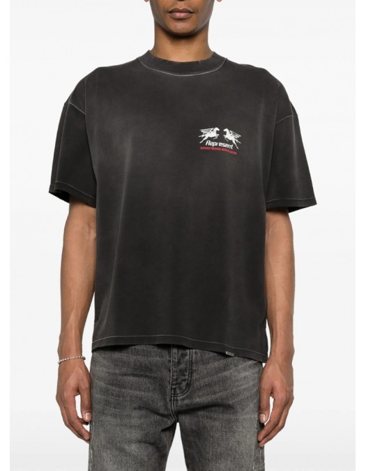 Tricou Represent, 24 Hour Service graphic T-shirt, Negru - MLM10076804