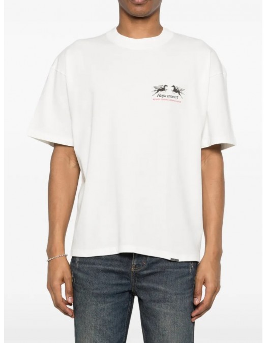 Tricou Represent, 24 Hour Service graphic T-shirt, White - MLM10076872