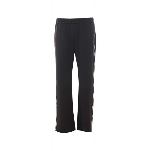Pantaloni REPRESENT, logo-embroidered track pants, Negru