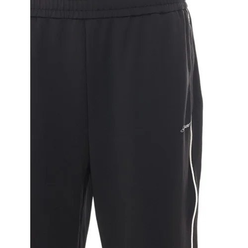 Pantaloni REPRESENT, logo-embroidered track pants, Negru