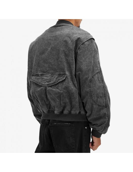 Geaca Represent, Inset Sleeve Bomber, Grey - MLM1034230