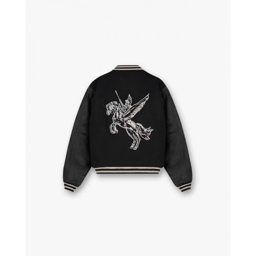 Jacheta Represent, Mascot Wool Varsity, Black Jacheta Represent, Mascot Wool Varsity, Black