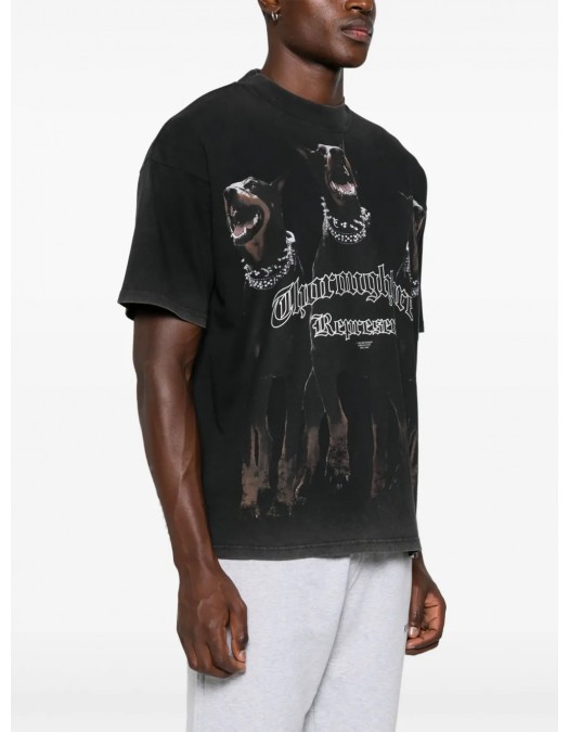 Tricou Represent,  Thoroughbred Print, Vintage Black - MLM41135003