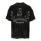 Tricou Represent,  Thoroughbred Print, Vintage Black, Oversized