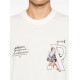 Tricou REPRESENT, Hermes God, White