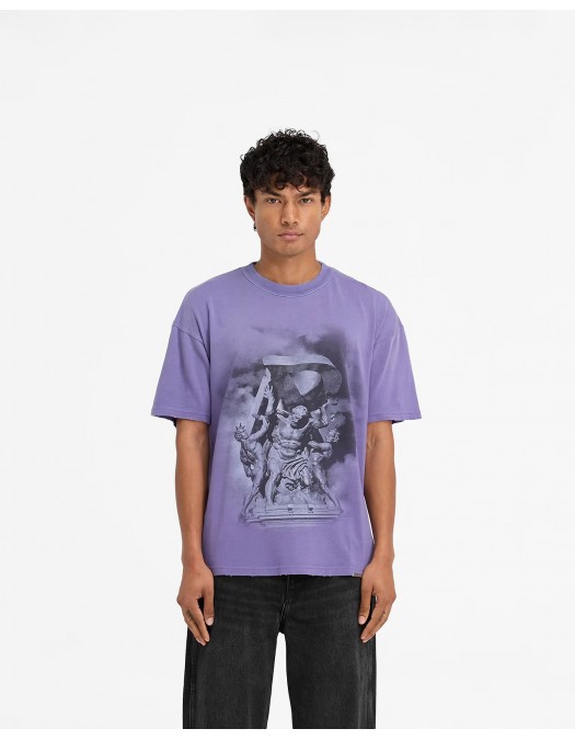 Tricou REPRESENT, Atlas God, Purple - MLM4234057