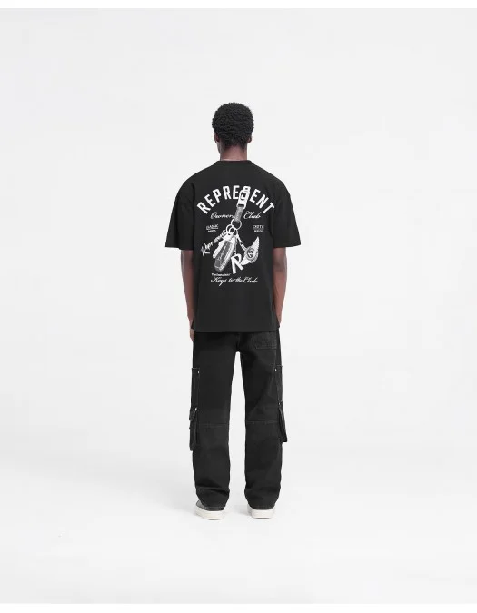 Tricou Represent, Keys To The Club, Black - MLM4236001 Tricou Represent, Keys To The Club, Black - MLM4236001