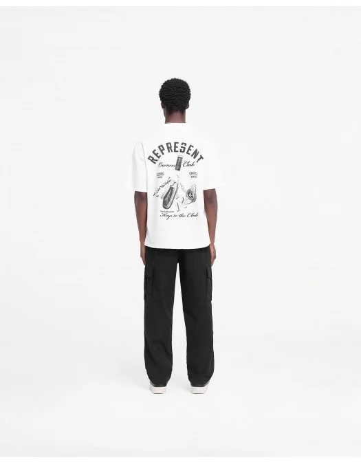 Tricou Represent, Keys To The Club, White - MLM4236072 Tricou Represent, Keys To The Club, White - MLM4236072