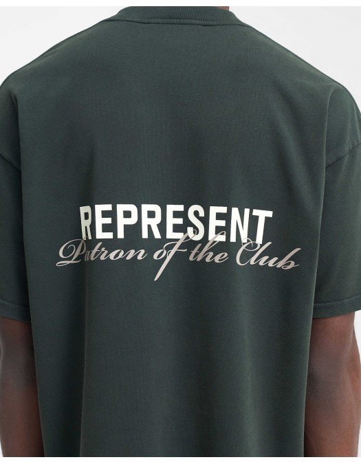 Tricou Represent,  Patron Of The Club  Green - MLM4274386