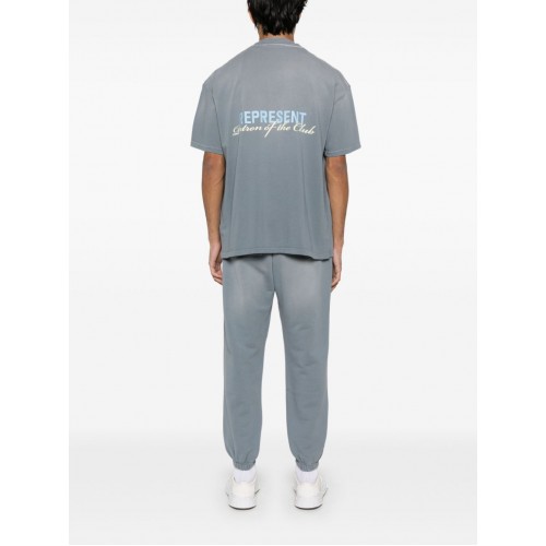 Tricou REPRESENT, Patron of the Club, Cool Grey, Oversized Fit Tricou REPRESENT, Patron of the Club, Cool Grey, Oversized Fit