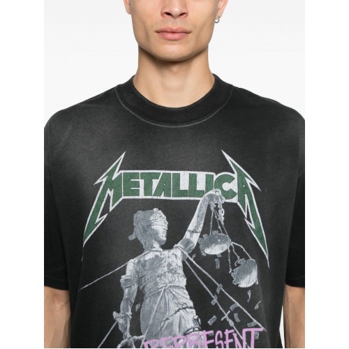Tricou REPRESENT, x Metallica Justice T-shirt, Regular Fit Tricou REPRESENT, x Metallica Justice T-shirt, Regular Fit