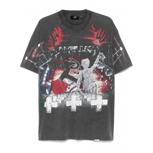Tricou REPRESENT, x Metallica Master Of Puppets, Grey, Regular Fit Tricou REPRESENT, x Metallica Master Of Puppets, Grey, Regular Fit