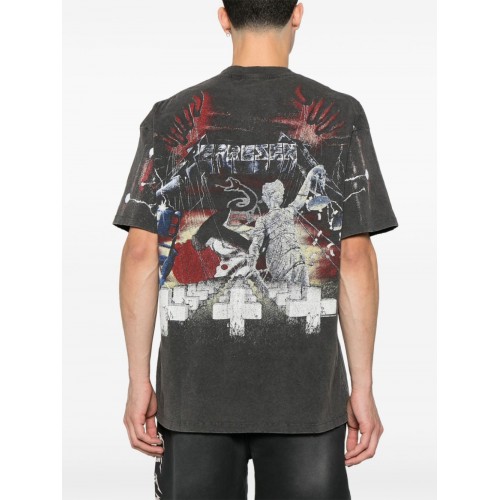 Tricou REPRESENT, x Metallica Master Of Puppets, Grey, Regular Fit Tricou REPRESENT, x Metallica Master Of Puppets, Grey, Regular Fit