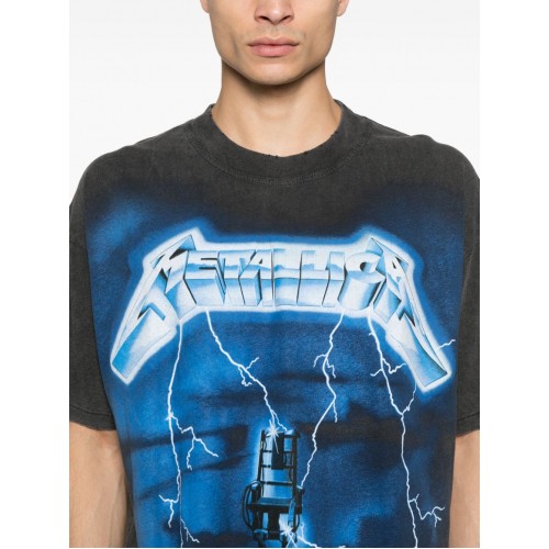 Tricou REPRESENT, x Metallica Ride The Lightning T-shirt, Regular Fit Tricou REPRESENT, x Metallica Ride The Lightning T-shirt, Regular Fit