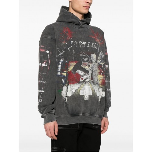 Hanorac REPRESENT, x Metallica Master of Puppets, Grey Hanorac REPRESENT, x Metallica Master of Puppets, Grey